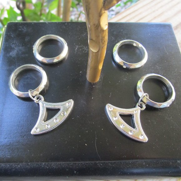 Set of 4 Scarf Slide Rings - Picture 1 of 2